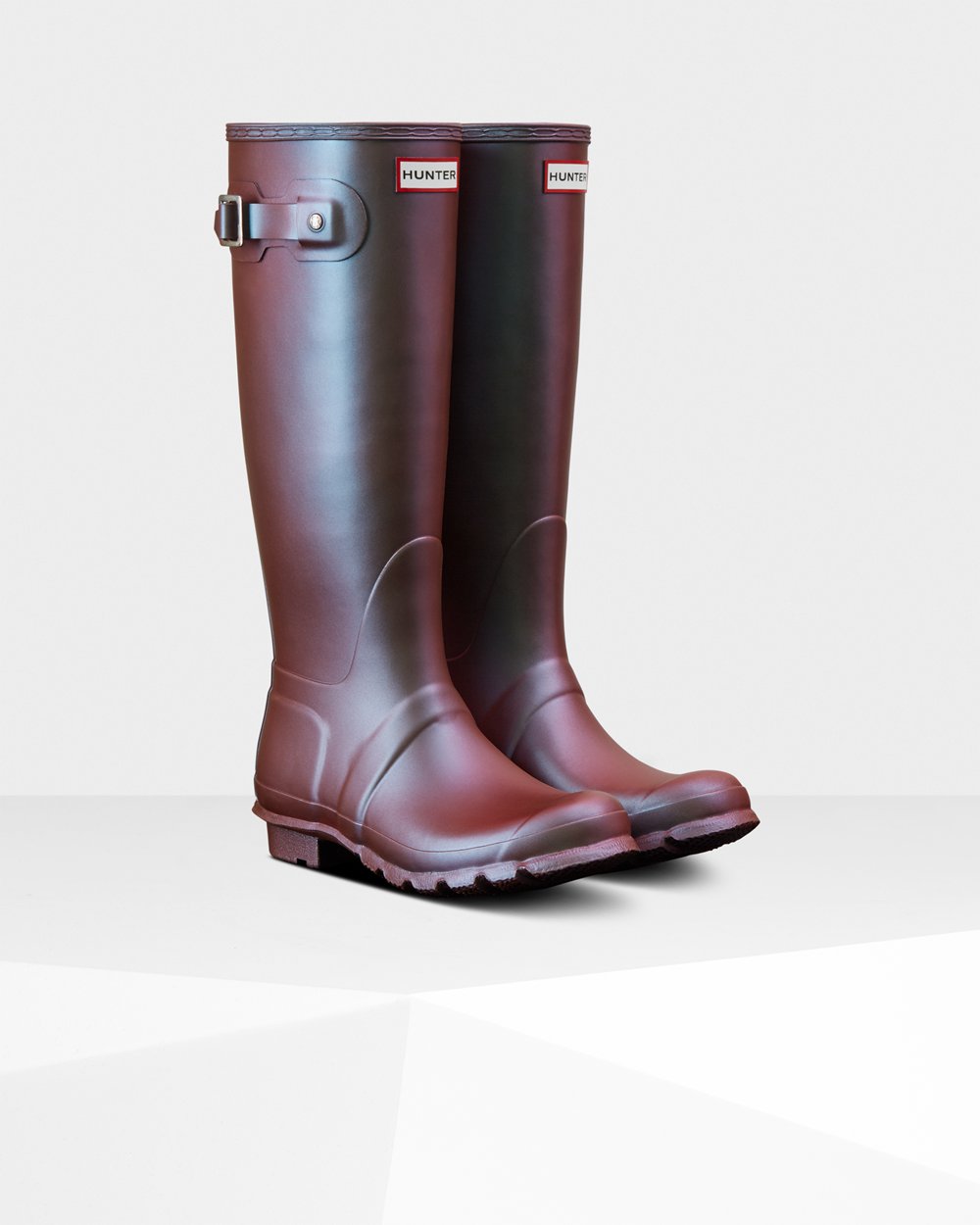 Botas de Lluvia Altas Hunter Mujer - Original Nebula - Azules - USKZMBQ-13